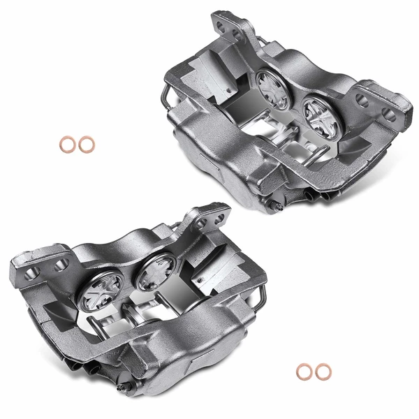 1995-1996 GMC C6000 Topkick 2-Pc Brake Caliper Rear Driver & Passenger 4-Piston A-Premium APBC2342