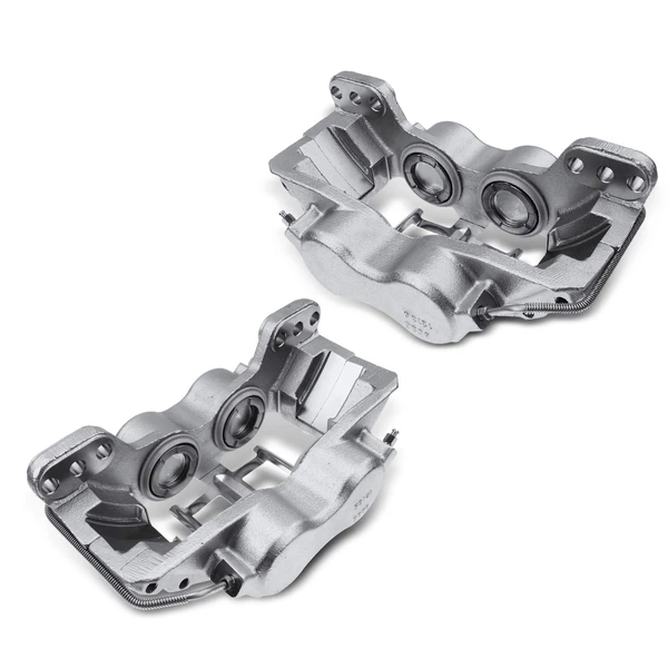 2 -Pc Brake Caliper Front & Rear 4-Piston A-Premium APBC3239