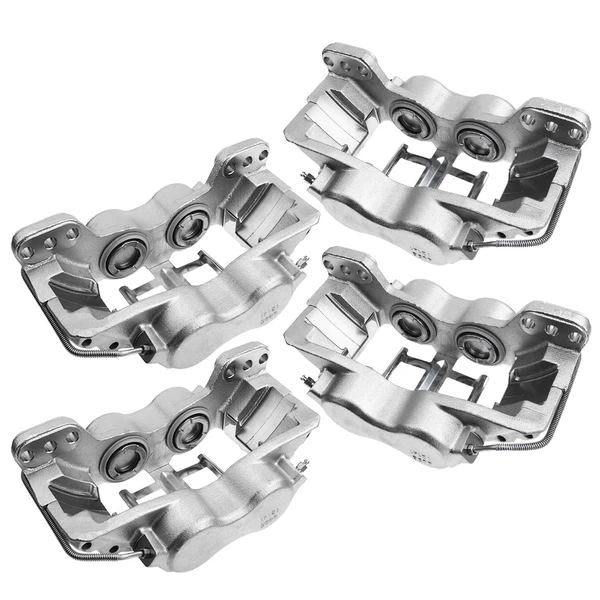 4 -Pc Brake Caliper Front & Rear 4-Piston A-Premium APBC3255