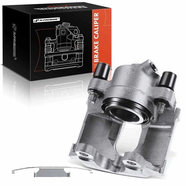 1-PC Brake Caliper, Front Left Driver Side, 1-Piston, A-Premium APBC0431