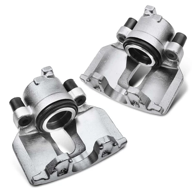 2 Pcs Front Disc Brake Calipers without Bracket