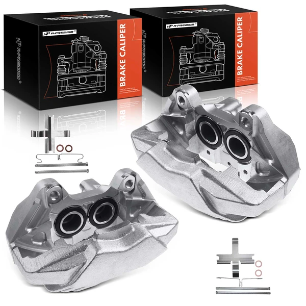 1993-1998 Toyota Supra 2-Pc Brake Caliper Front Driver & Passenger 4-Piston A-Premium APBC2551