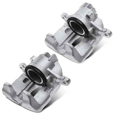 2 Pcs Front Disc Brake Calipers without Bracket