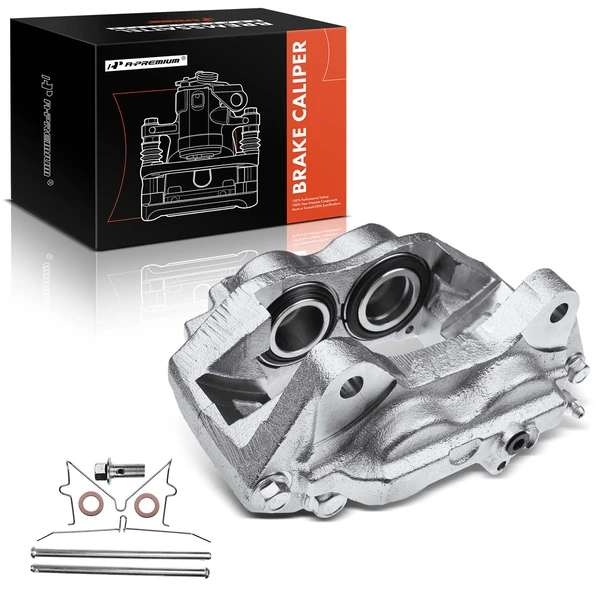 1-PC Brake Caliper, Front Right Passenger Side, 4-Piston, A-Premium APBC0255