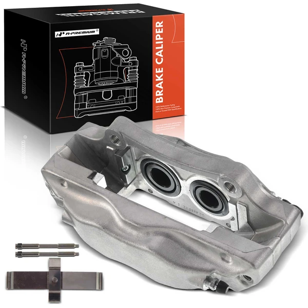 1-PC Brake Caliper, Front Left Driver Side, 4-Piston, A-Premium APBC0856