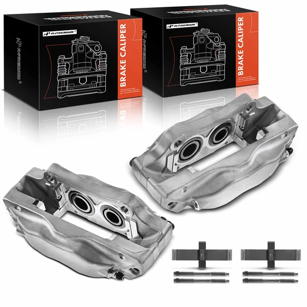 2-Pc Brake Caliper Front Driver & Passenger 4-Piston A-Premium APBC0858