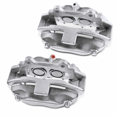 2 Pcs Front Brake Caliper with Bracket