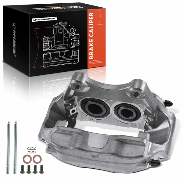 1-PC Brake Caliper, Front Right Passenger Side, 4-Piston, A-Premium APBC0756