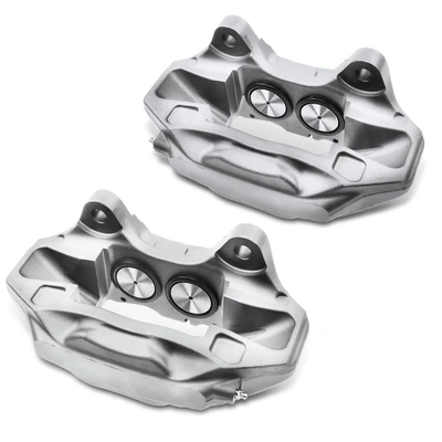 2 Pcs Front Disc Brake Calipers without Bracket