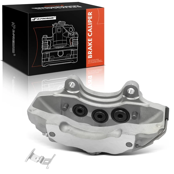 1-PC Brake Caliper, Front Left Driver Side, 6-Piston, A-Premium APBC4155