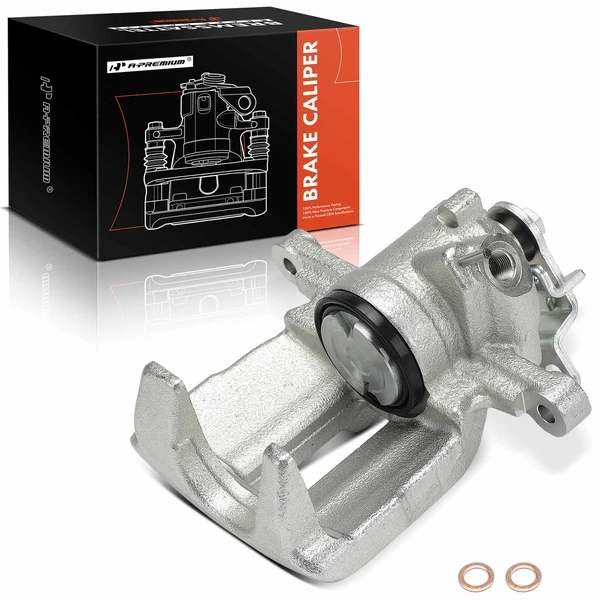 2004-2009 Audi S4 1-Pc Brake Caliper Rear Left Driver Side 1-Piston A-Premium APBC2561