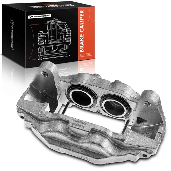 1-PC Brake Caliper, Front Left Driver Side, 4-Piston, A-Premium APBC0489