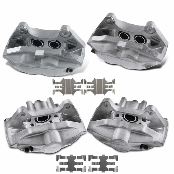4-PC Brake Caliper, Front & Rear, 4-Piston (Front); 2-Piston (Rear), A-Premium APBC1528