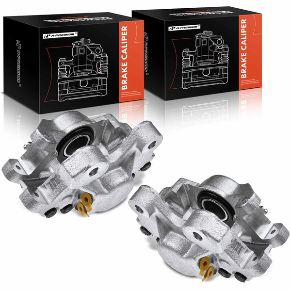 1974-1987 Jaguar XJ6 2-Pc Brake Caliper Rear Driver & Passenger 4-Piston A-Premium APBC2570