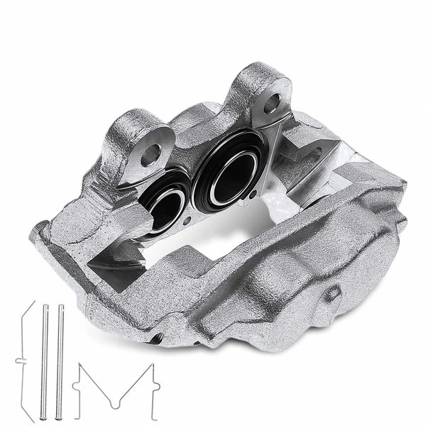 1976-1990 Toyota Land Cruiser 1-Pc Brake Caliper Front Left Driver Side 4-Piston A-Premium APBC2355