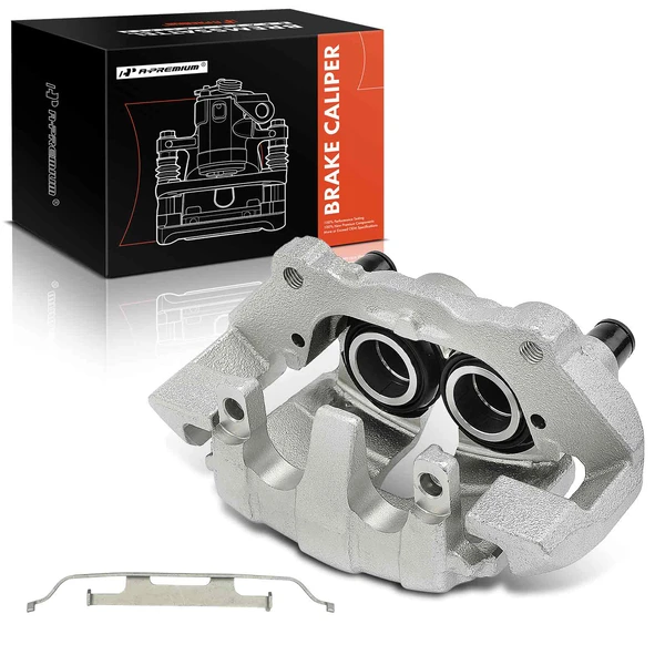 1-PC Brake Caliper, Front Left Driver Side, 2-Piston, A-Premium APBC4044