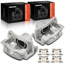 2 Pcs Front Brake Caliper with Bracket