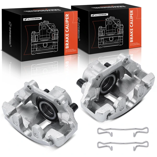 2-PC Brake Caliper, Front Driver & Passenger, 1-Piston, A-Premium APBC4034