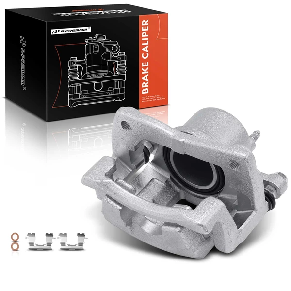 1-PC Brake Caliper, Front Right Passenger Side, 1-Piston, A-Premium APBC4037