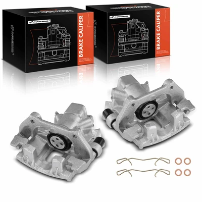 2 Pcs Rear Brake Caliper with Bracket