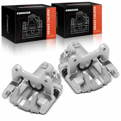 2 Pcs Rear Brake Caliper with Bracket