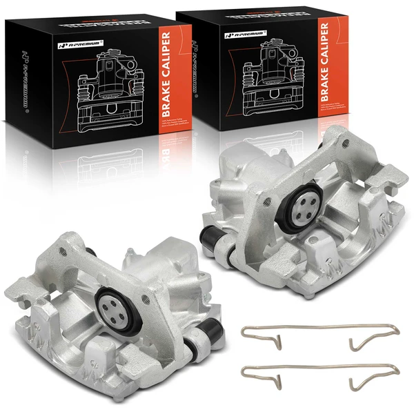2003-2008 Mini Cooper 2-Pc Brake Caliper Rear Driver & Passenger 1-Piston A-Premium APBC4057