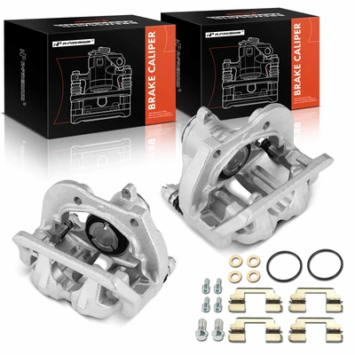 2 Pcs Rear Brake Caliper with Bracket
