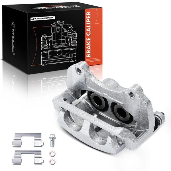 1-PC Brake Caliper, Front Right Passenger Side, 2-Piston, A-Premium APBC4014