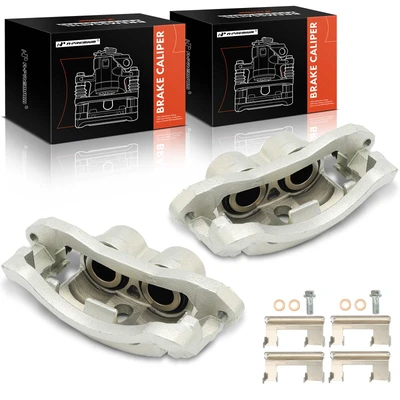 2 Pcs Rear Brake Caliper with Bracket