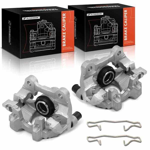 2011-2012 Mercedes-Benz C300 2-Pc Brake Caliper Rear Driver & Passenger 1-Piston A-Premium APBC4120