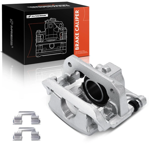 1-PC Brake Caliper, Front Left Driver Side, 1-Piston, A-Premium APBC4296