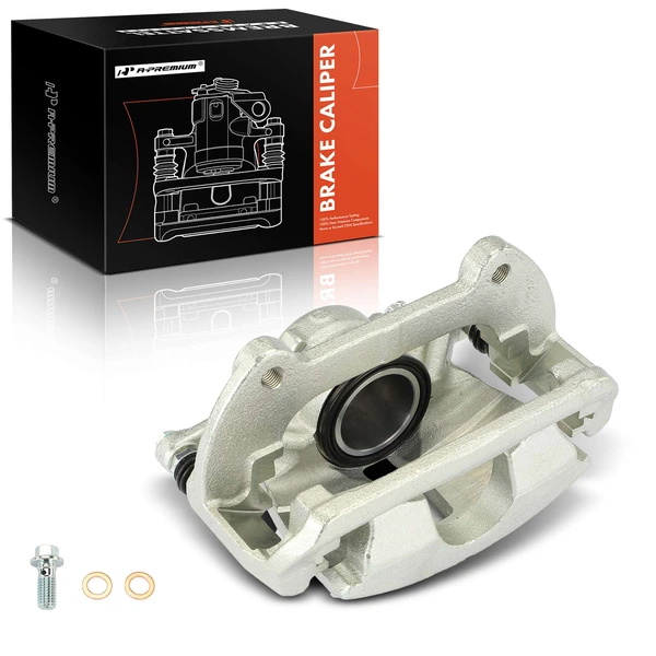 1 -Pc Brake Caliper Front Right Passenger Side 1-Piston A-Premium APBC4232