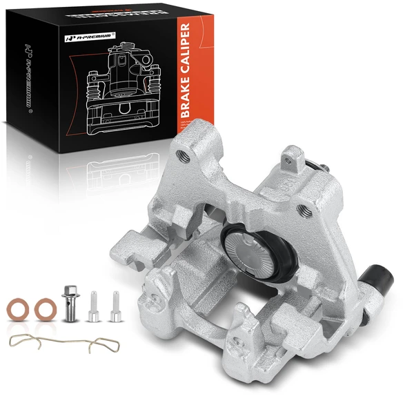 1-PC Brake Caliper, Rear Right Passenger Side, 1-Piston, A-Premium APBC4242