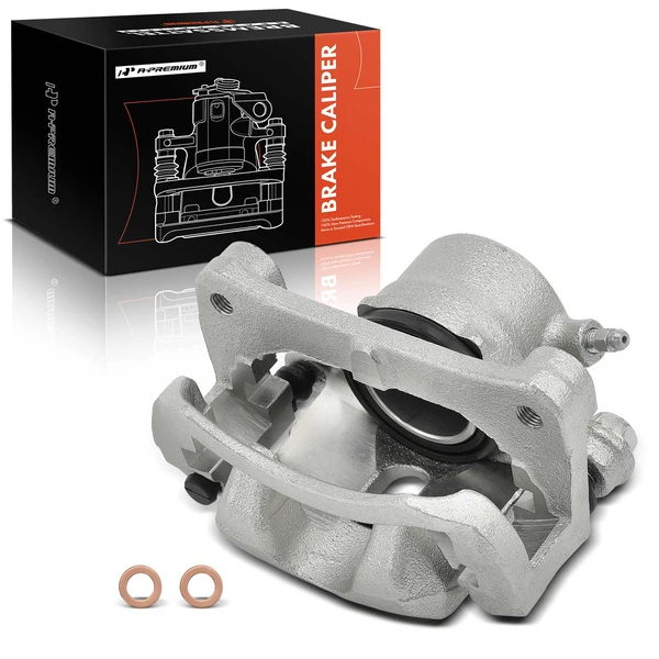 1-PC Brake Caliper, Front Left Driver Side, 1-Piston, A-Premium APBC4071