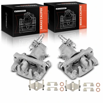 2 Pcs Rear Brake Caliper with Bracket