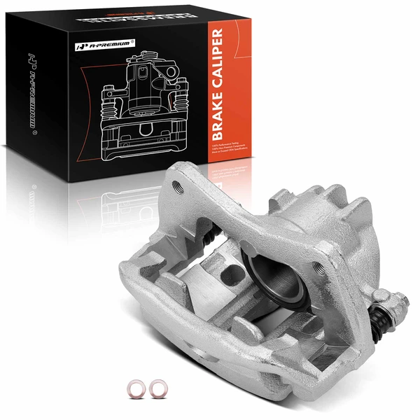 1-PC Brake Caliper, Front Left Driver Side, 1-Piston, A-Premium APBC4084