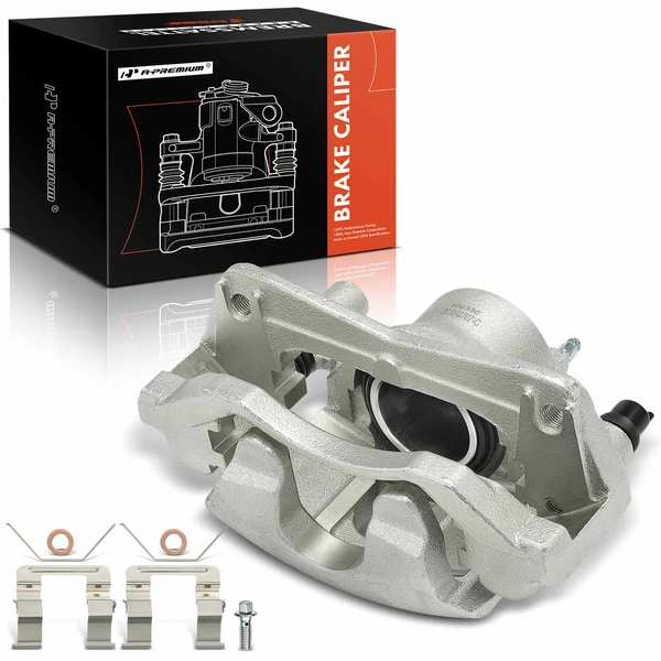 1-PC Brake Caliper, Front Right Passenger Side, 1-Piston, A-Premium APBC4087