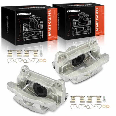 2 Pcs Rear Brake Caliper with Bracket