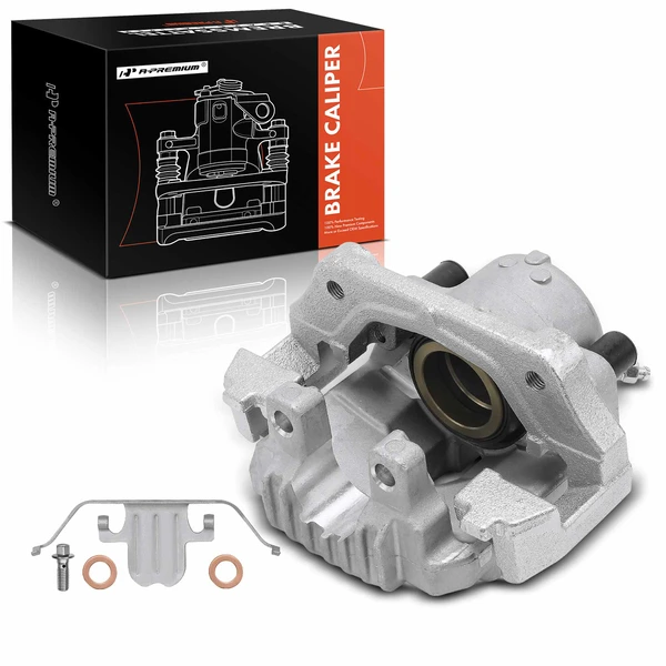 1-PC Brake Caliper, Front Left Driver Side, 1-Piston, A-Premium APBC4099