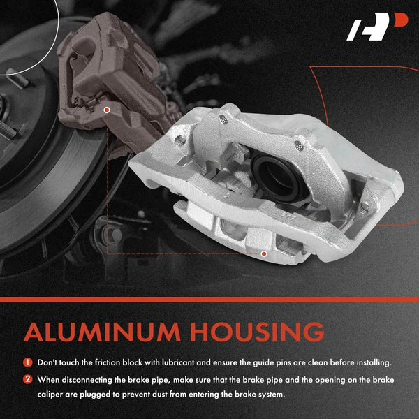 1-PC Brake Caliper, Front Right Passenger Side, 1-Piston, A-Premium APBC2068