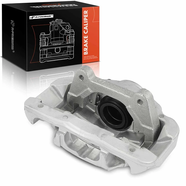 1-PC Brake Caliper, Front Left Driver Side, 1-Piston, A-Premium APBC4107