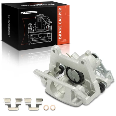 Rear Passenger Brake Caliper with Bracket