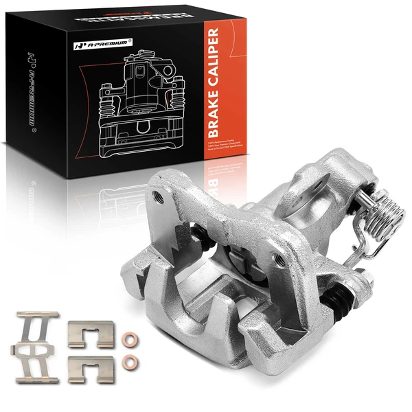 1-PC Brake Caliper, Rear Left Driver Side, 1-Piston, A-Premium APBC4116