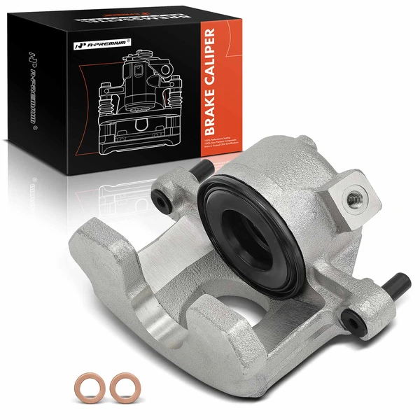 1-PC Brake Caliper, Front Left Driver Side, 1-Piston, A-Premium APBC4154