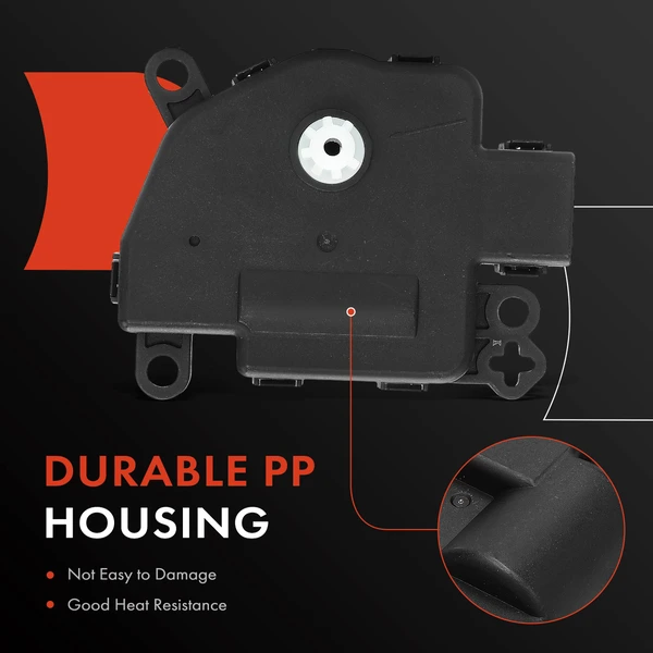 2 Pcs HVAC Blend Door Actuator with 2-Pin for Jeep Wrangler Compass Dodge Journey