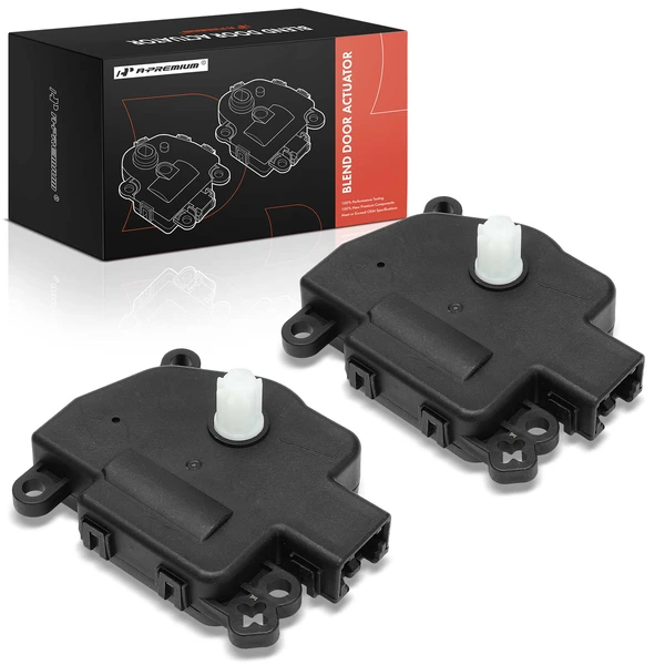 2 Pcs Main HVAC Blend Door Actuator with 2-Pin for 2010-2011 Dodge Caliber