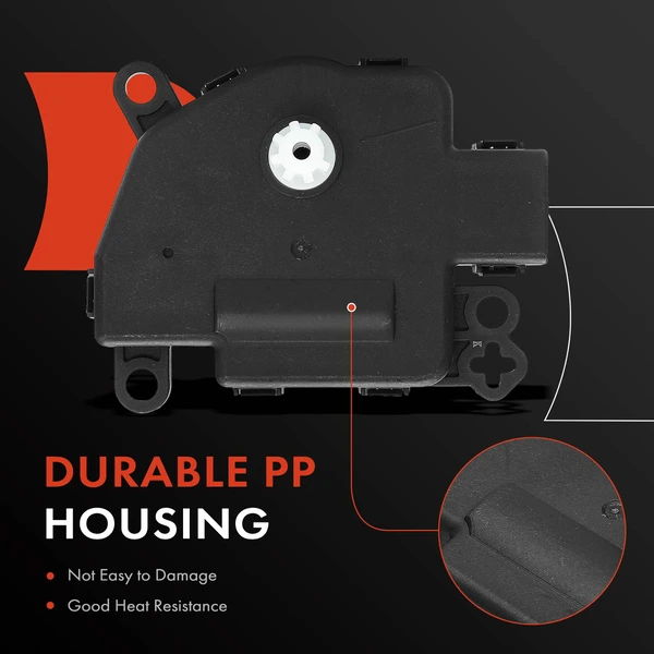 2 Pcs Main HVAC Blend Door Actuator with 2-Pin for Dodge Charger Jeep Compass Patriot