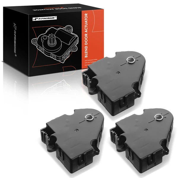 3 Pcs Main HVAC Blend Door Actuator for 2009-2010 Saturn Outlook