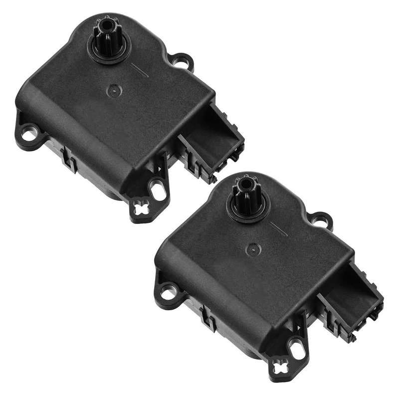 2 Pcs Main HVAC Blend Door Actuator for 2010 Lincoln MKT