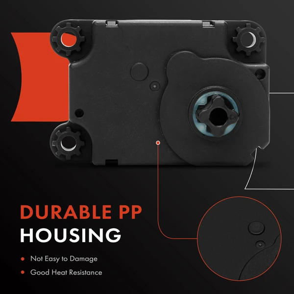 Main HVAC Blend Door Actuator Recirculation Main with 6-Pin for Chevrolet Equinox GMC